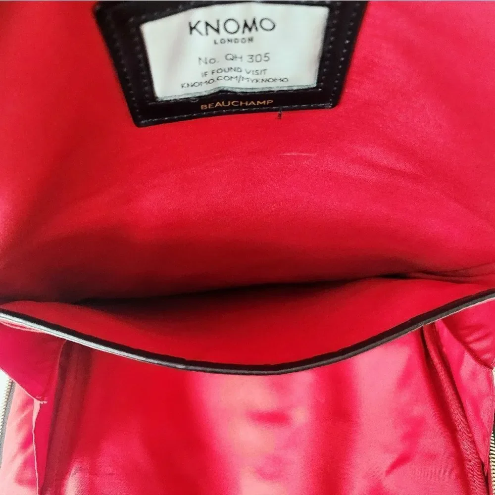 Knomo London Beauchamp Laptop Backpack Black Unisex